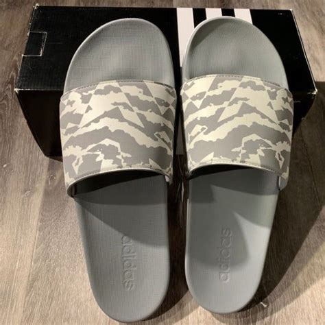 Adidas camo slippers